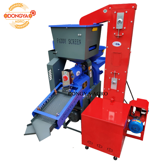 DONGYA AGRO Lifter match 4 in 1 rice mill machine