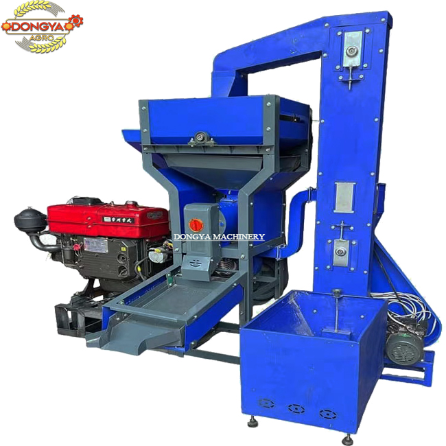 DONGYA AGRO 4 in1 600kg rice mill machine