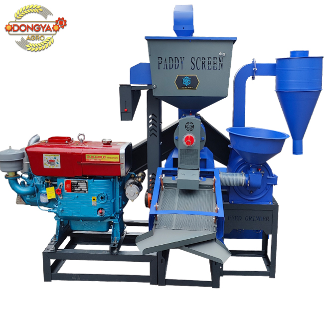 20hp commericial combined rice mill 