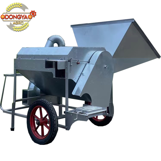 1500KG per hour double roller stainless multip thresher 